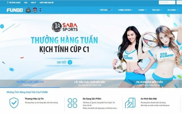 Độ bảo mật của 12bet và FUN88 đều được đánh giá cao