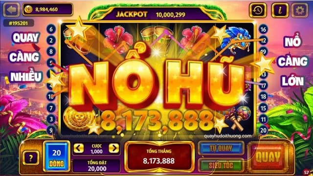 Game Slot Quay hũ của 12Bet rất hấp dẫn người chơi