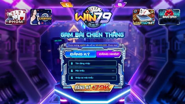 Giao diện Win79 đầy sức hút và ấn tượng