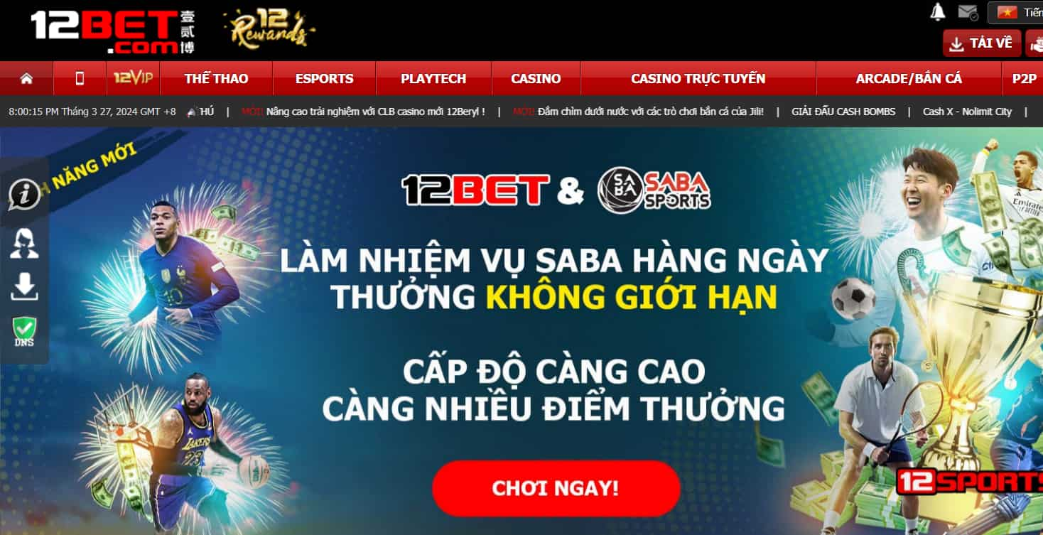 Trang 12Bet trực tuyến